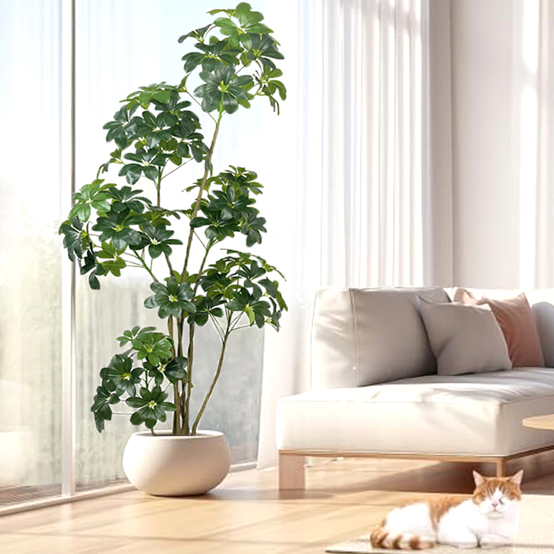 Dracaena Marginata - 74インチ熱帯木大型人工フィカス植物プラスチックフェイクツリーリアルタッチガジュマルの葉家庭菜園オフィスショップ装飾用