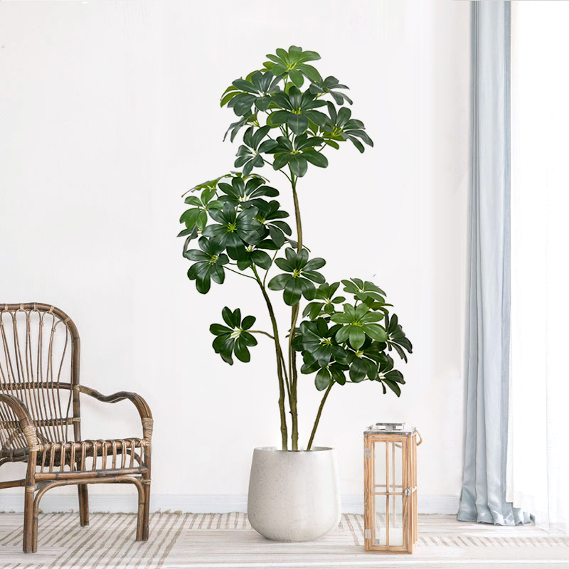 74インチ熱帯木大型人工フィカス植物プラスチックフェイクツリ - Dracaena Marginata のレビューと価格