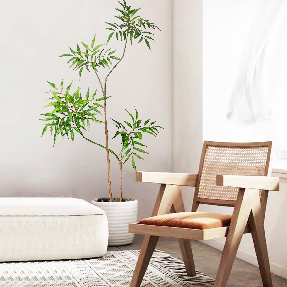 人工植物,偽の植物,プラスチックのヤシの木,模造モンステラ, - Dracaena Marginata のレビューと価格
