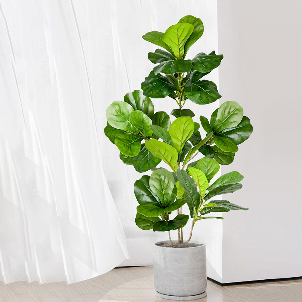 70-135cmの大型人工フィドルプラント、フェイクフィカス - Dracaena Marginata のレビューと価格