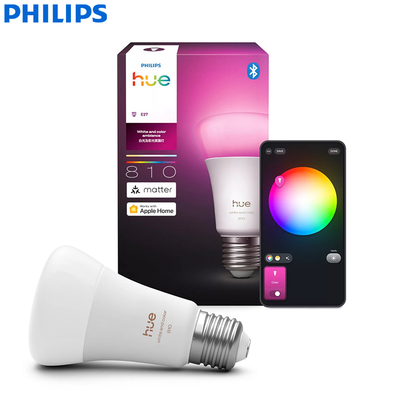 フィリップス ヒュー E27 A60 810LM スマートL - Philips Light Hue White のレビューと価格