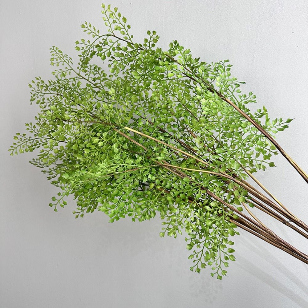 リアルな人工シダの枝、本物のような手触り、手作りの人工緑葉、 - Dracaena Marginata のレビューと価格