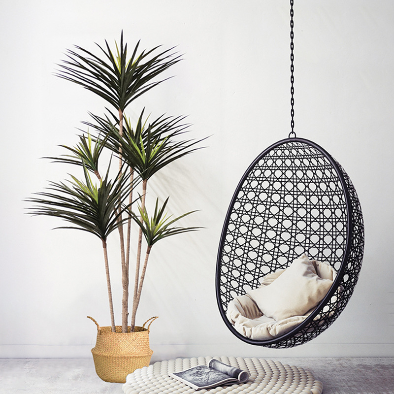 大きな人工植物,90-120cm,植物,熱帯の鉢植え,偽のプ - Dracaena Marginata のレビューと価格