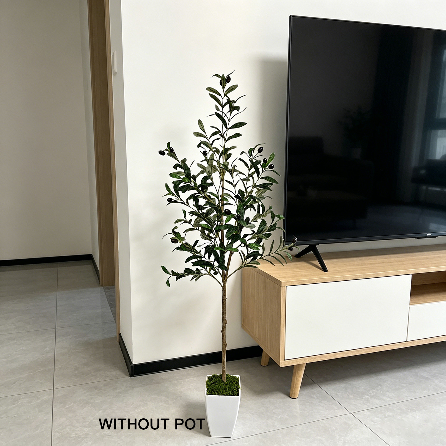 120-180cm人工オリーブの木の飾り、屋内外装飾用フェイ - Dracaena Marginata のレビューと価格